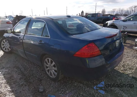 2006 Honda Accord 3.0 Ex из США, поврежденный, VIN 1HGCM665X6A037780